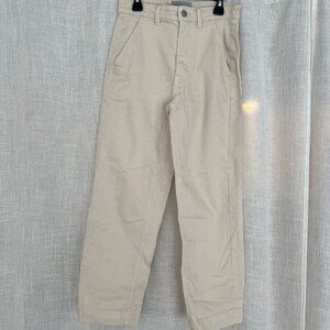 Everlane Ankle Pant Cream Size 2